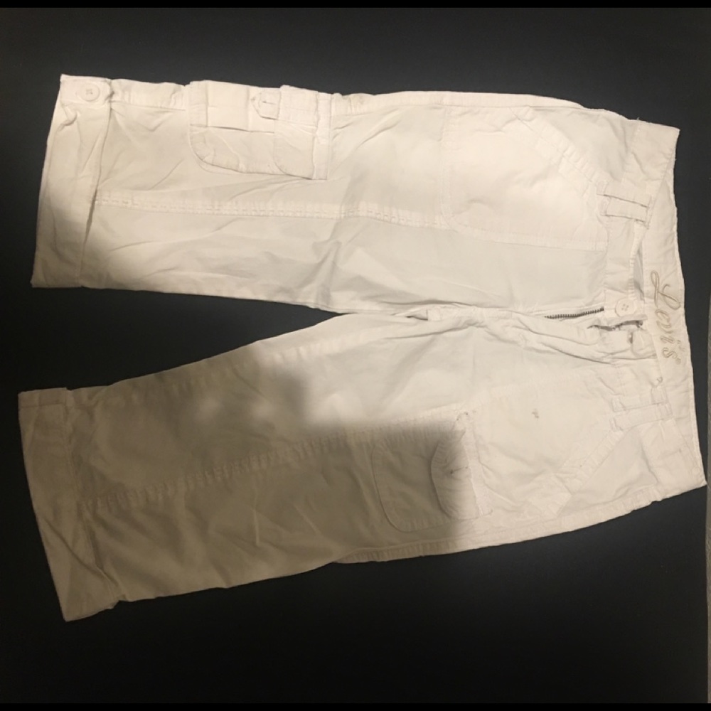 White short pants